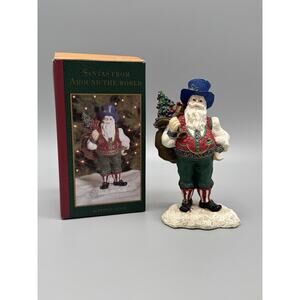 VTG 1996 Santas From Around The World Austrian Christmas Figure 5.5” READ